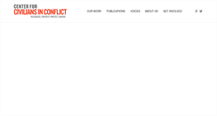 Desktop Screenshot of civiliansinconflict.org